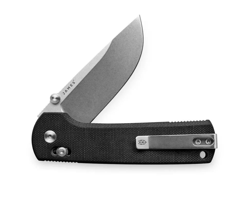 James Brand Kline Taschenmesser Black + Stainless MagnaCut
