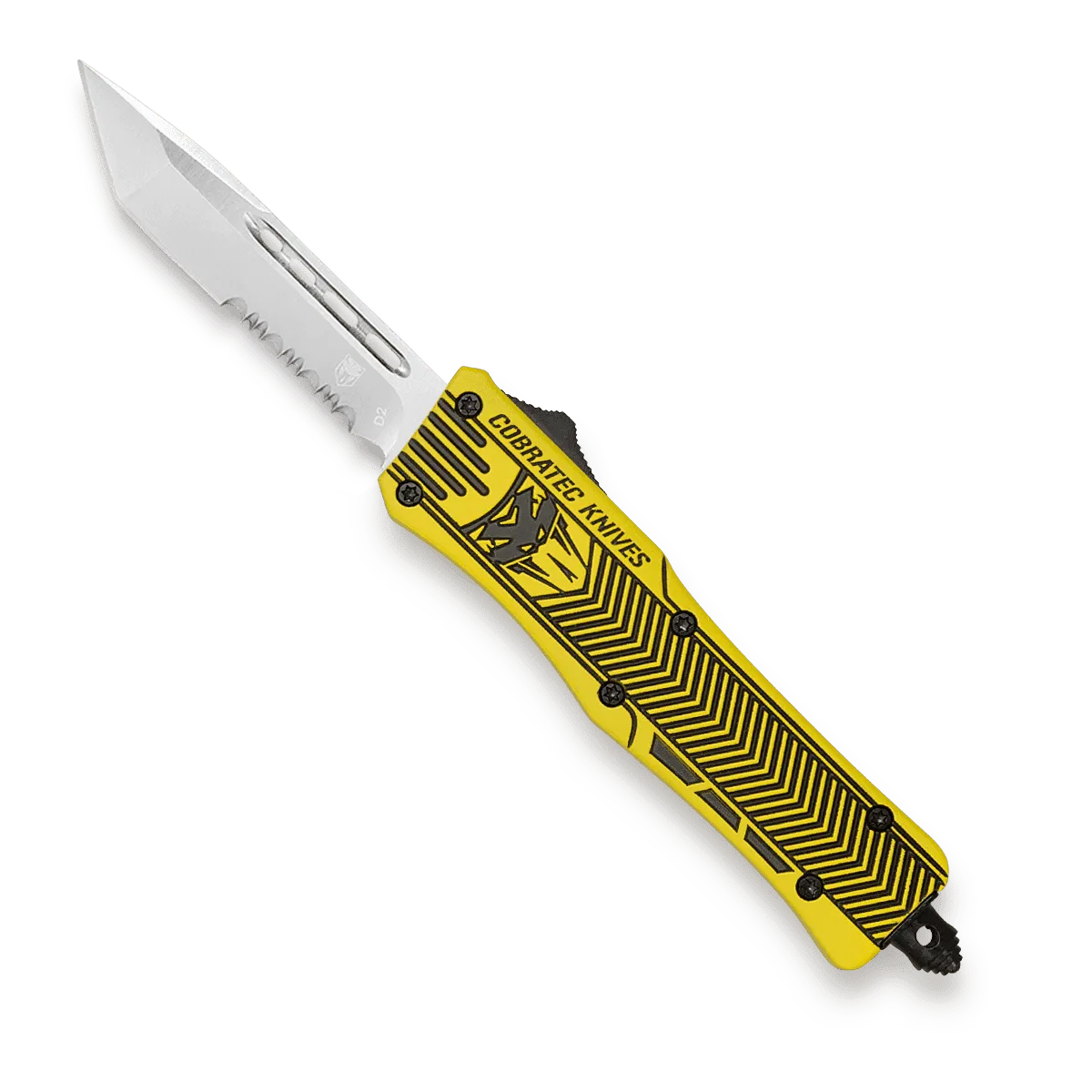 CobraTec Medium CTK-1 OTF Messer Gelb D2 Dual Action