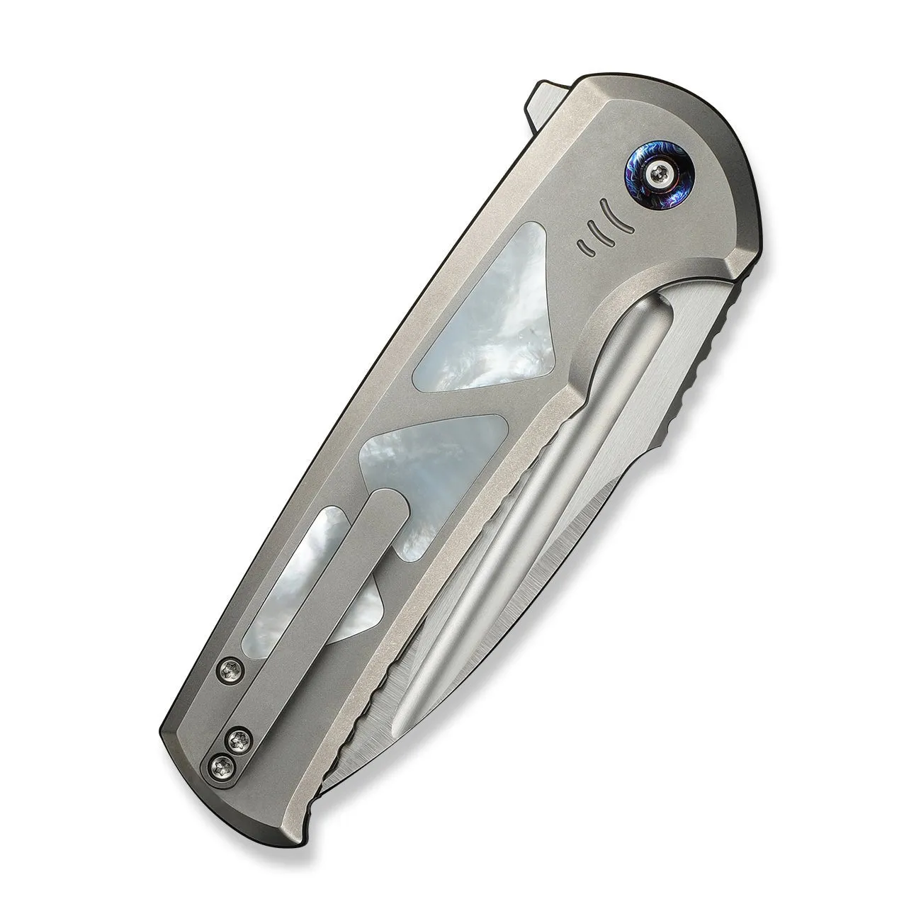 WeKnife Sylox WE24027-4 Klappmesser Titan Perlmutt