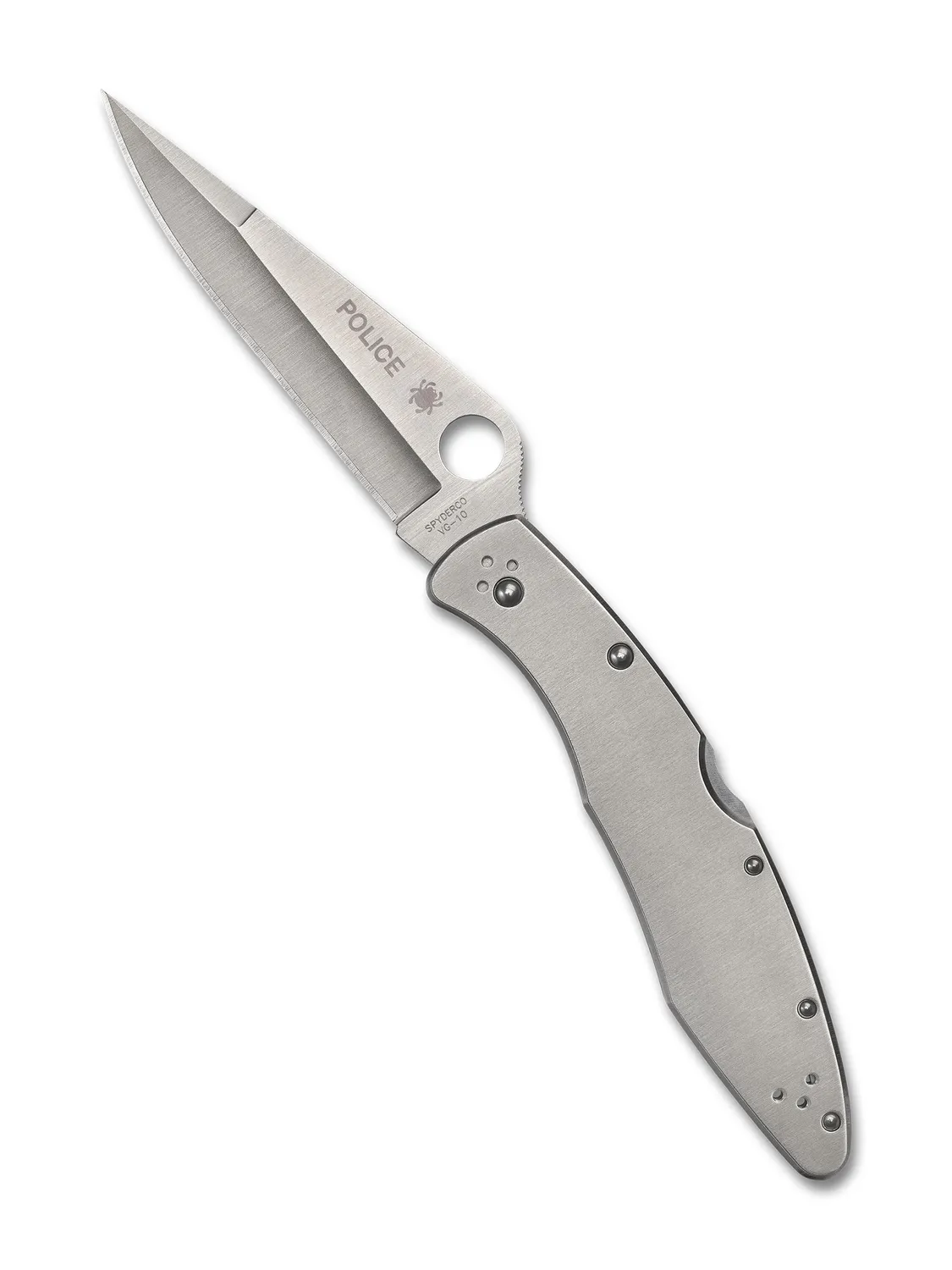 Spyderco Police Model Klappmesser VG-10 PlainEdge