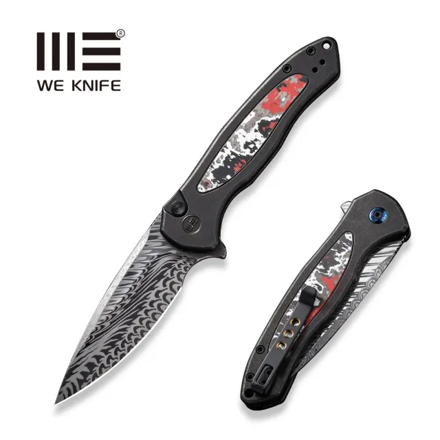 WeKnife Kitefin WE19002N-DS1 Klappmesser Damast Carbon