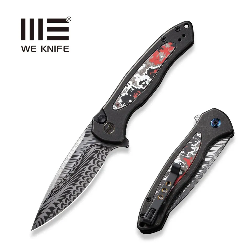 WeKnife Kitefin WE19002N-DS1 Klappmesser Damast Carbon