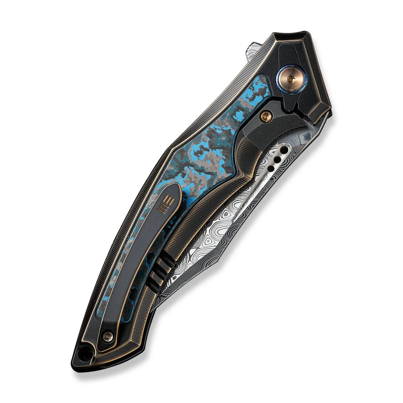 WeKnife Orpheus WE23009-DS1 Taschenmesser Damast Bronze