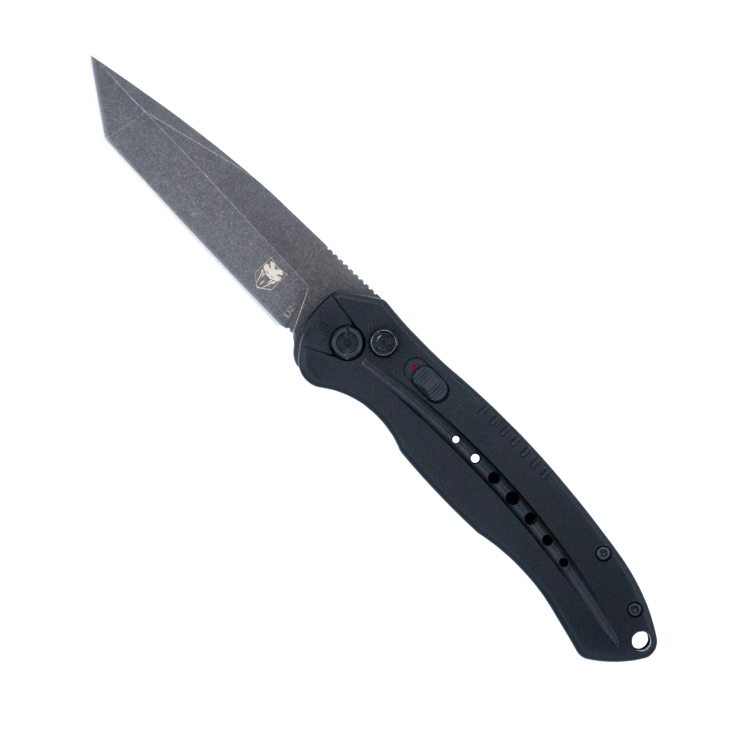 CobraTec Diablo Automatikmesser D2 schwarz 8,9 cm