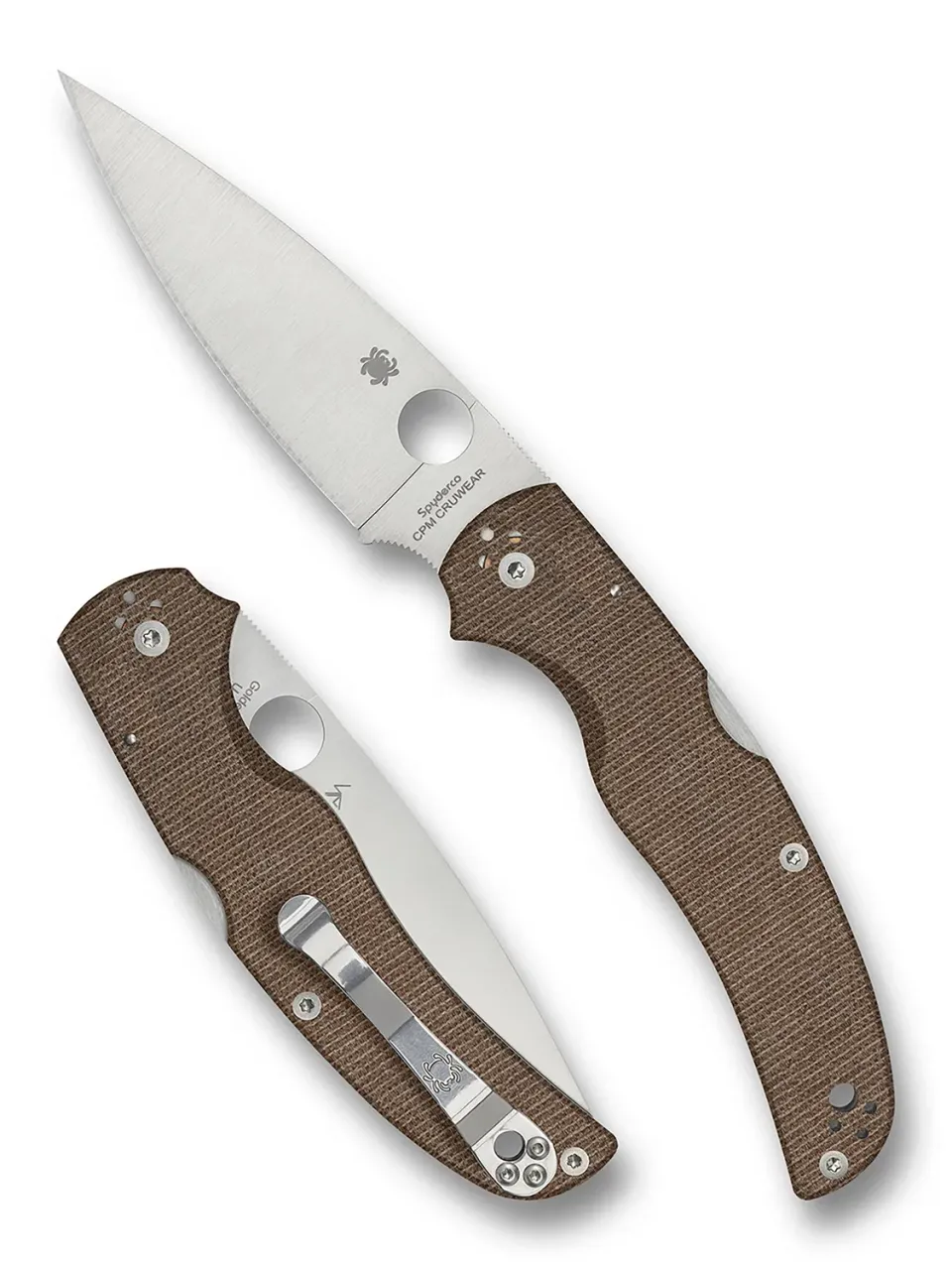Spyderco Native Chief Taschenmesser Micarta Cru-Wear