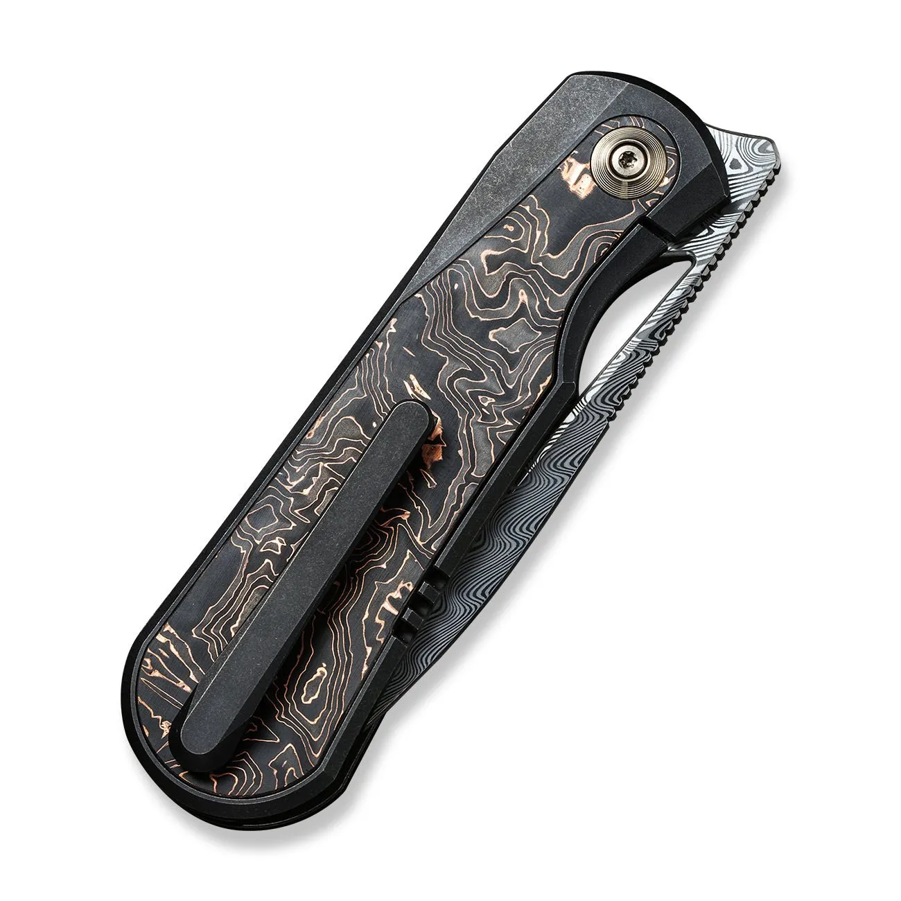 WeKnife Baloo WE21033-DS1 Taschenmesser Damasteel Carbon