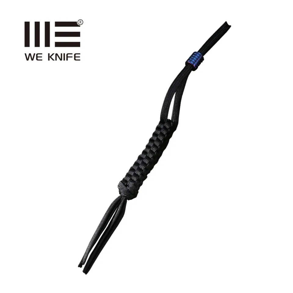 WeKnife A-01B Lanyard Nylon Titanperle Schwarz