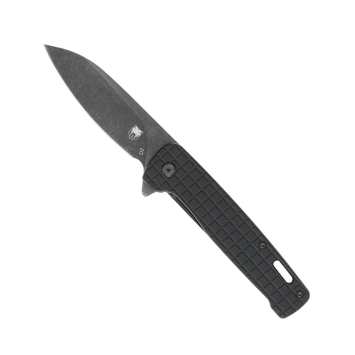 CobraTec Rhino Klappmesser Schwarz D2 Stonewashed