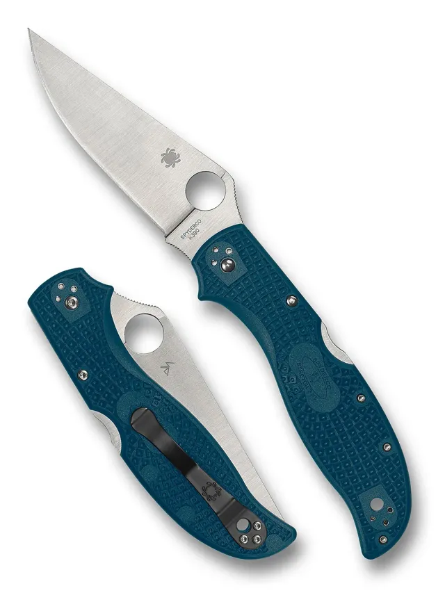 Spyderco Stretch 2 XL Lightweight Klappmesser K390 blau