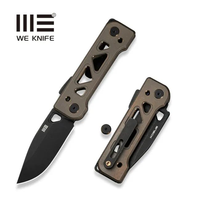 WeKnife Tyro WE24001-3 Klappmesser 20CV bronze