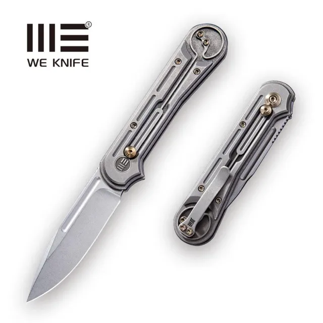 WeKnife Double Helix 815F Klappmesser Titan S35VN