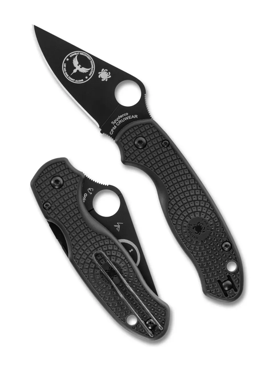 Spyderco Para 3 Lightweight Cru-Wear Taschenmesser Forest Green