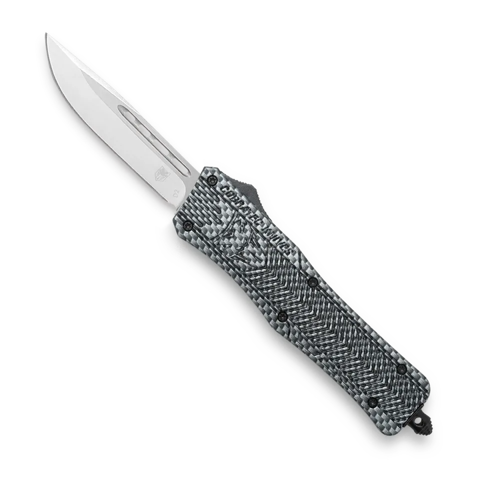 CobraTec CTK-1 Medium OTF Messer Carbon D2