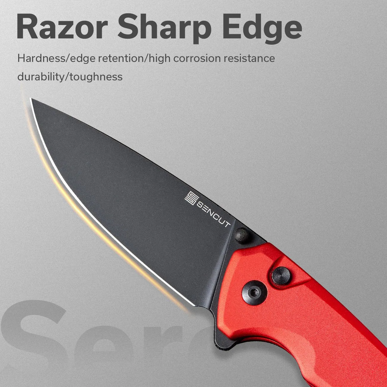 SENCUT Serene S21022B-2 Klappmesser rot Aluminium