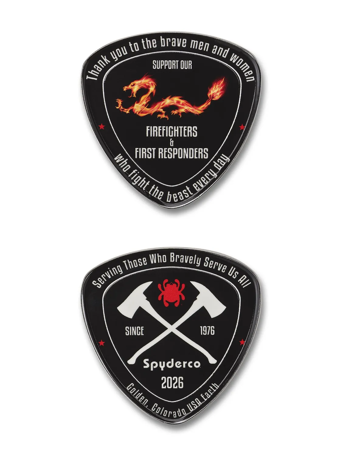 Spyderco Fire Dragon Coin Sammlermünze
