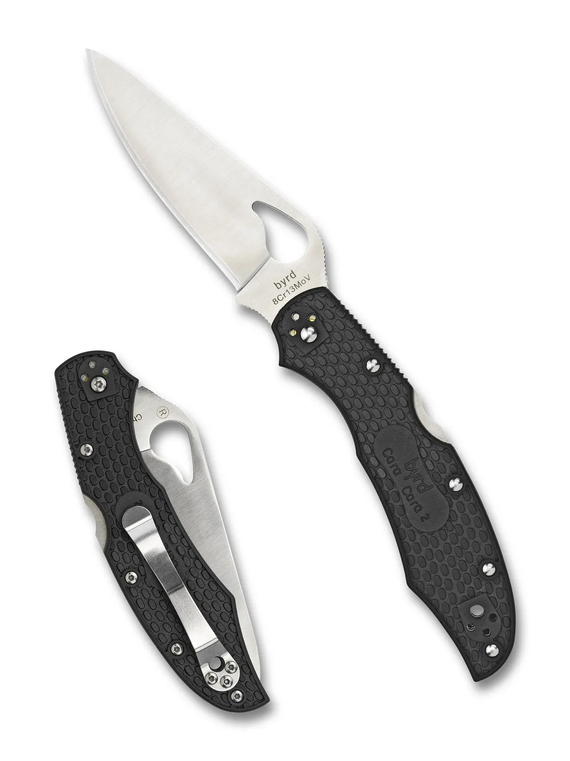Byrd Cara Cara 2 Lightweight Taschenmesser Schwarz glatt