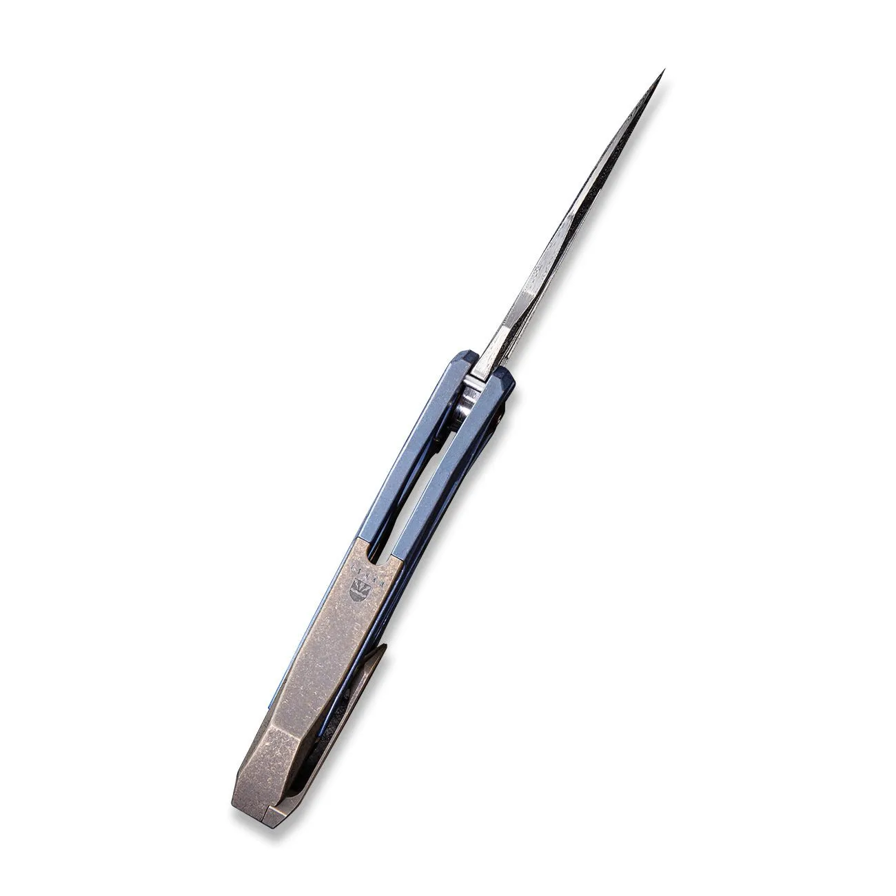 WeKnife Arrakis 906DS-1 Taschenmesser Damasteel Blau-Braun