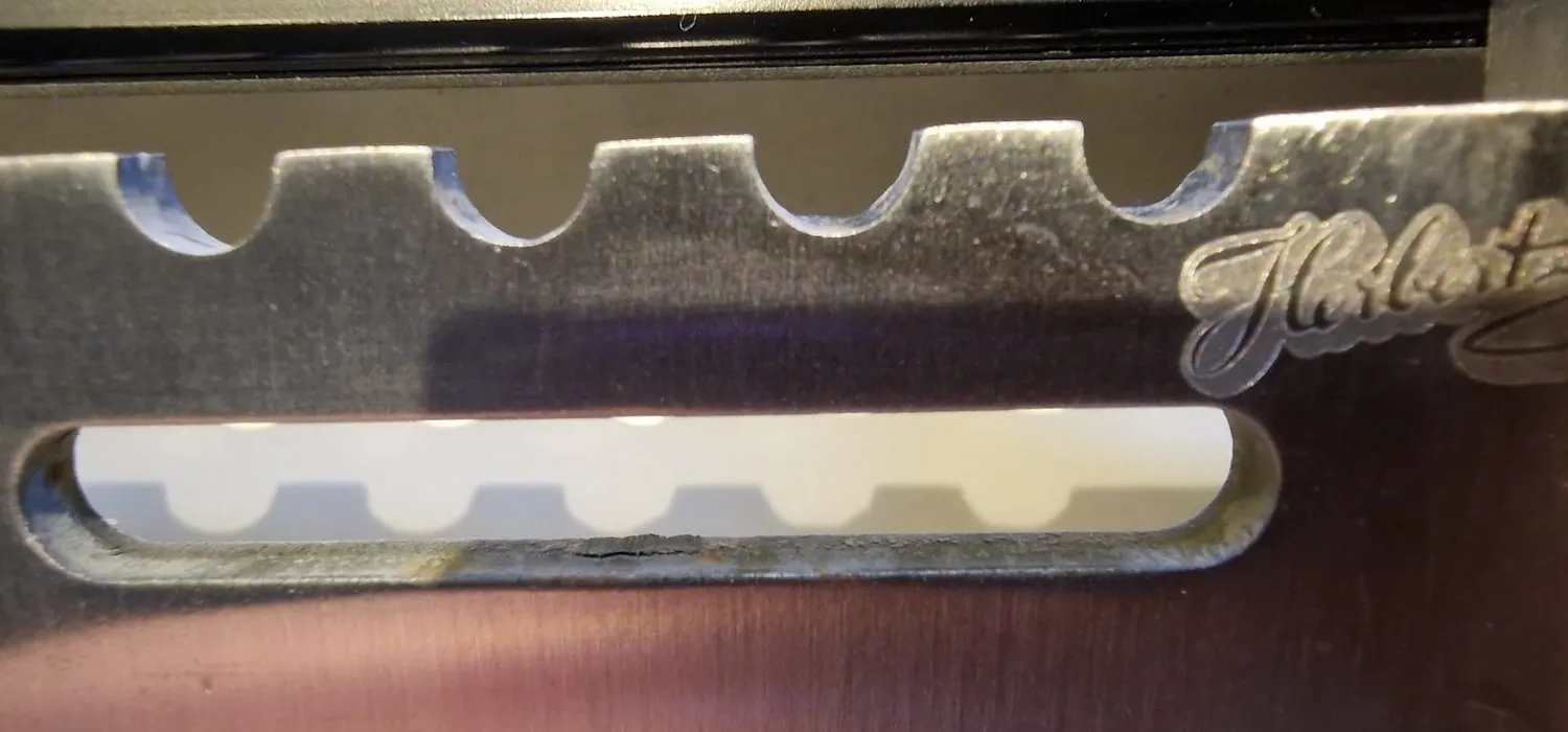 Herbertz Gürtelmesser AISI 420 Zebraholz Nylonscheide