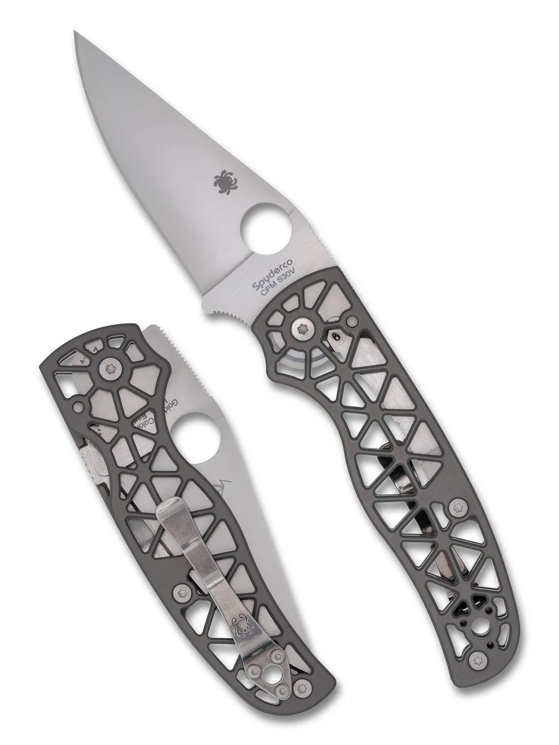 Spyderco Edgerati Klappmesser PlainEdge S30V Compression Lock
