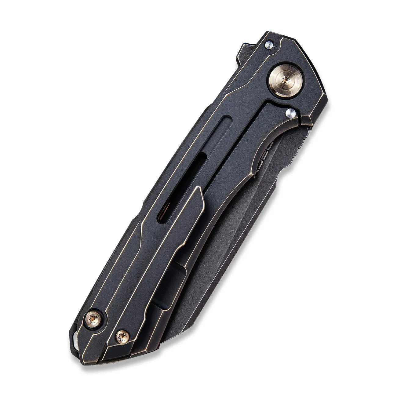 WeKnife Mini Buster 2003B Taschenmesser Bronze Titan