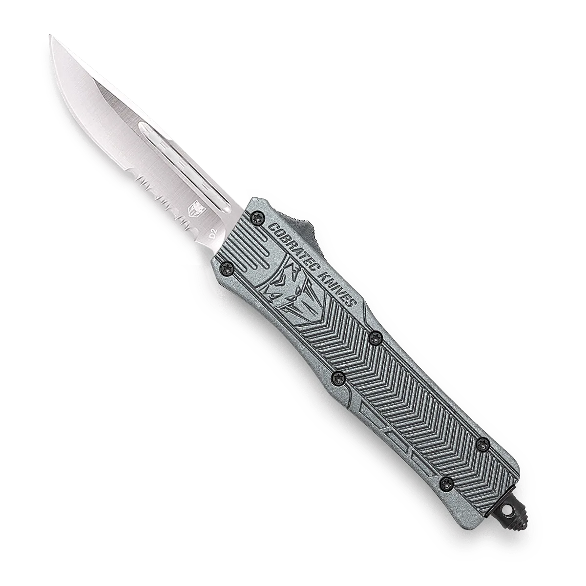 CobraTec Small CTK-1 OTF Messer Grau Cerakote D2