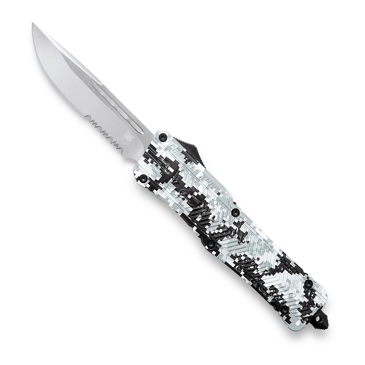 CobraTec CTK-1 Large OTF Messer Winter Digi Camo D2