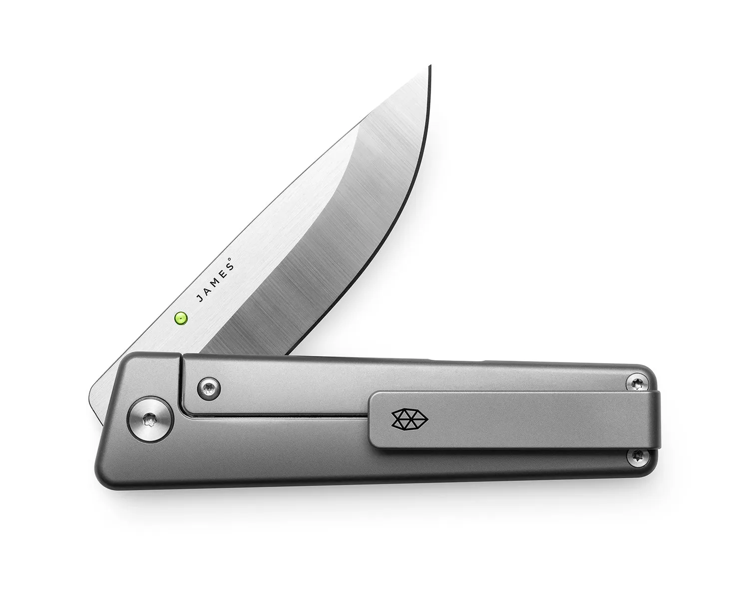 James Brand Chapter 2 Taschenmesser Titanium Damasteel