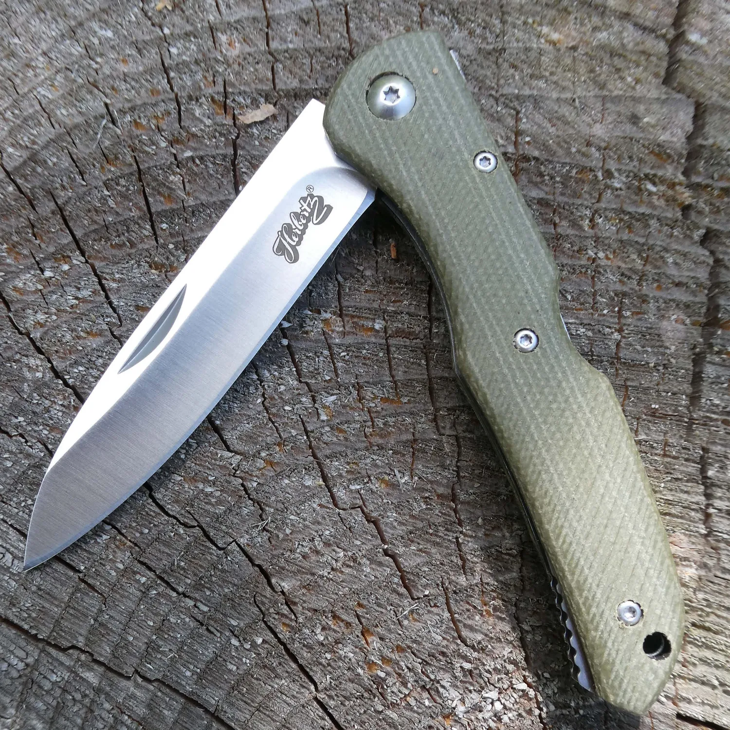 Herbertz Selektion Taschenmesser Micarta 440 Back Lock