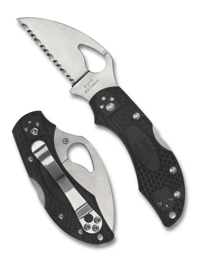 Byrd Robin 2 Wharncliffe Taschenmesser PlainEdge