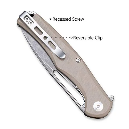 SENCUT CITIUS SA01B Klappmesser G10 Schwarz 9Cr18MoV