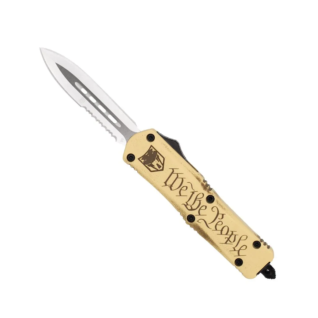 CobraTec FS-3 Medium OTF-Messer We The People Cerakote