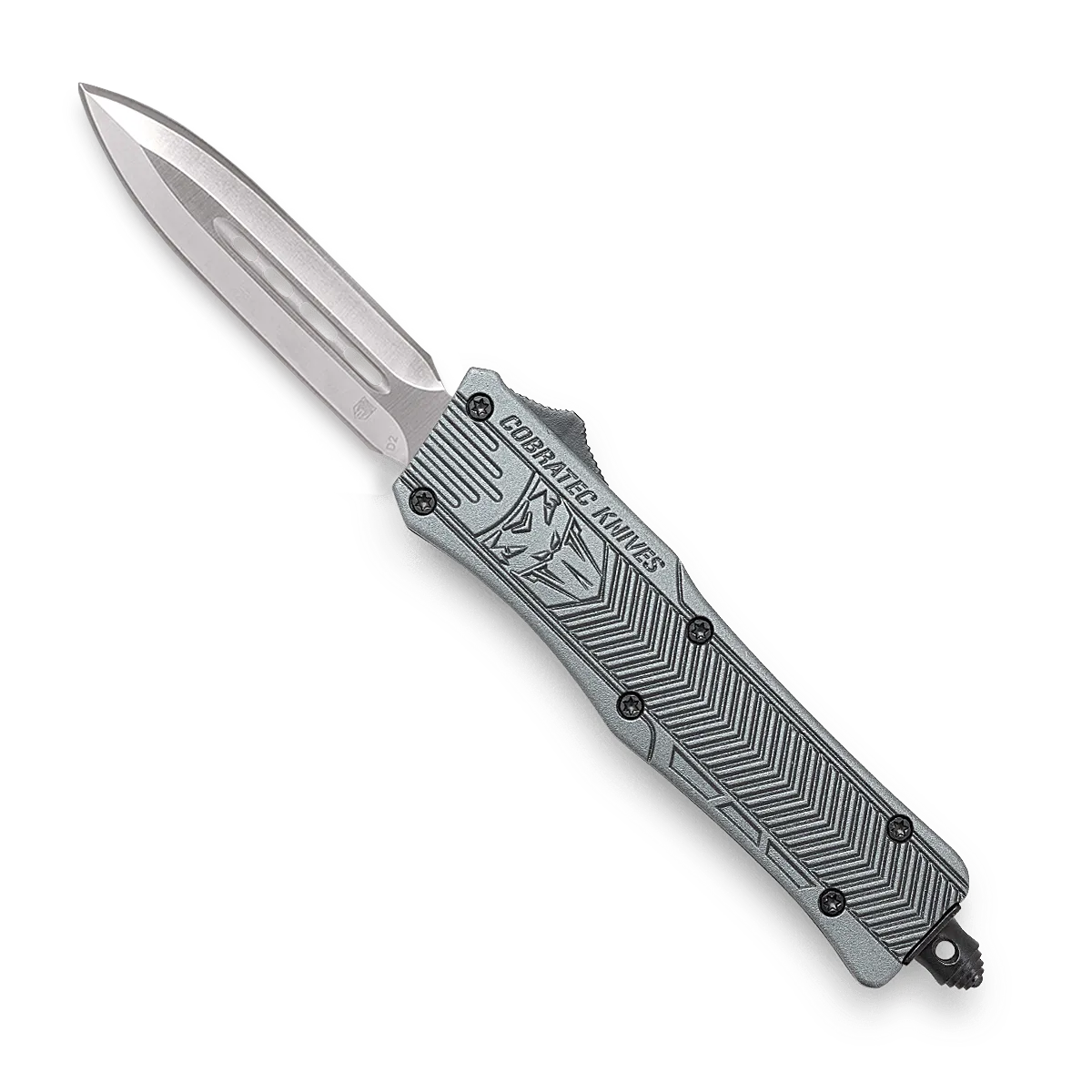CobraTec Small CTK-1 OTF Messer Grau Cerakote D2