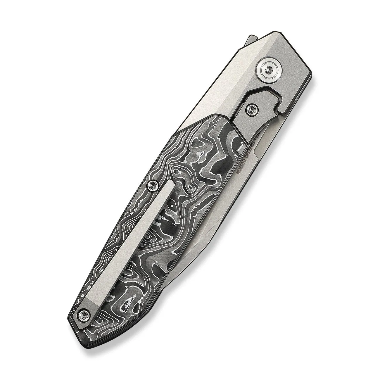 WeKnife Brr15 WE24007-2 Taschenmesser Grau M390 Wharncliffe