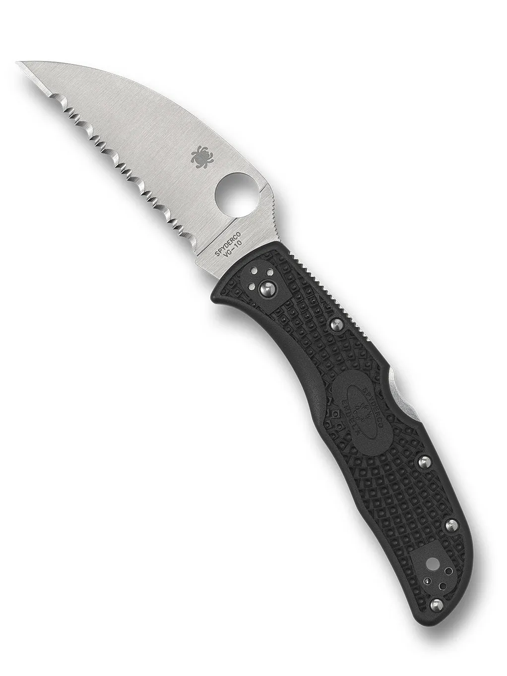 Spyderco Endela Taschenmesser Wharncliffe Sägeschliff