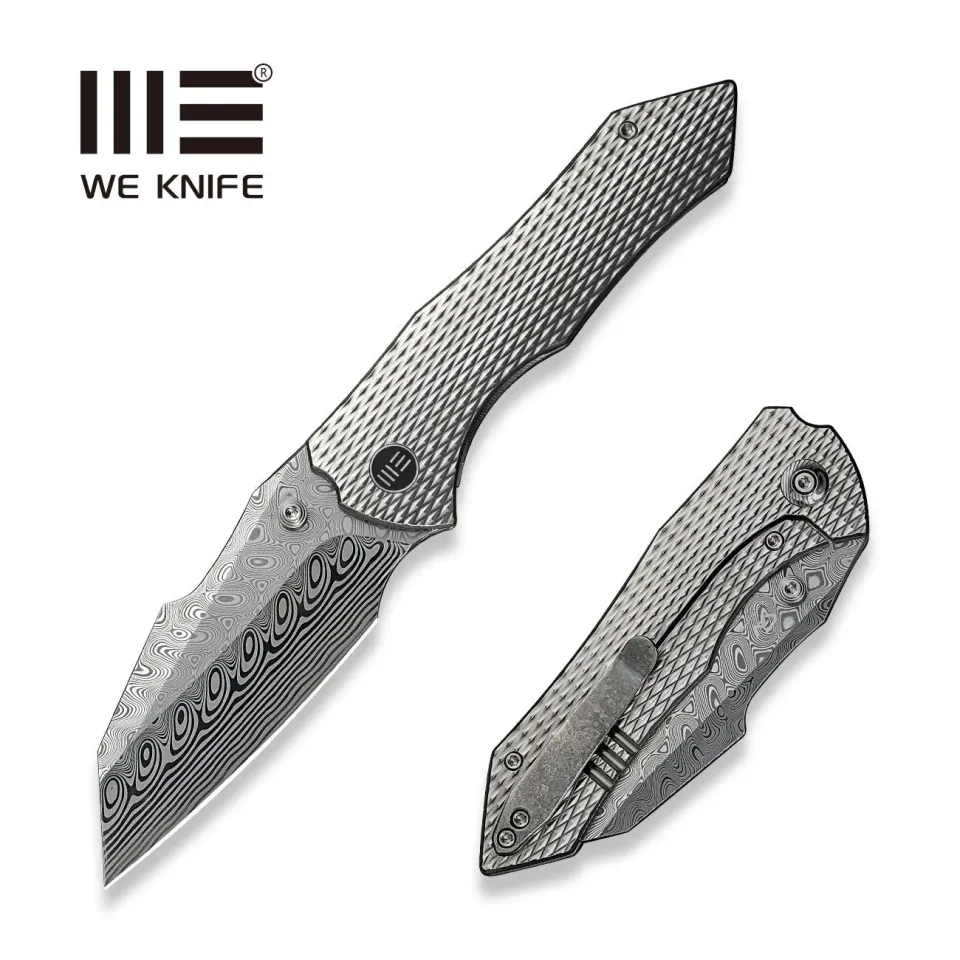 WEKnife High-Fin XL WE24010-DS1 Klappmesser Damasteel