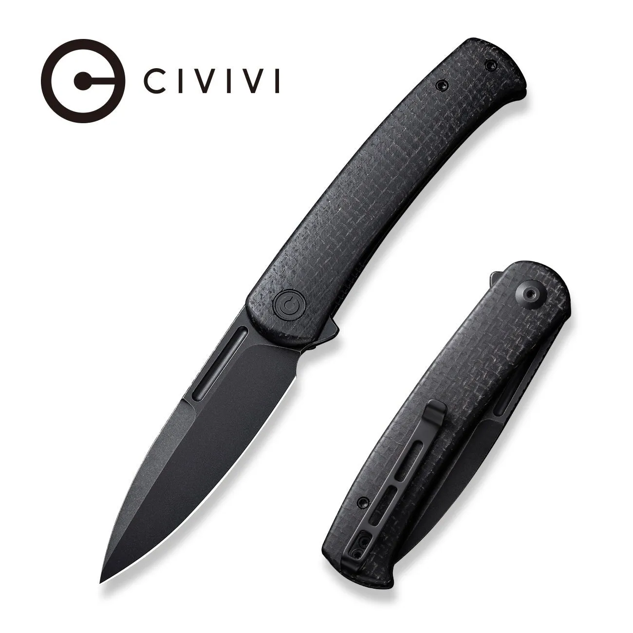 Civivi Caetus C21025C-2 Taschenmesser 14C28N Schwarz