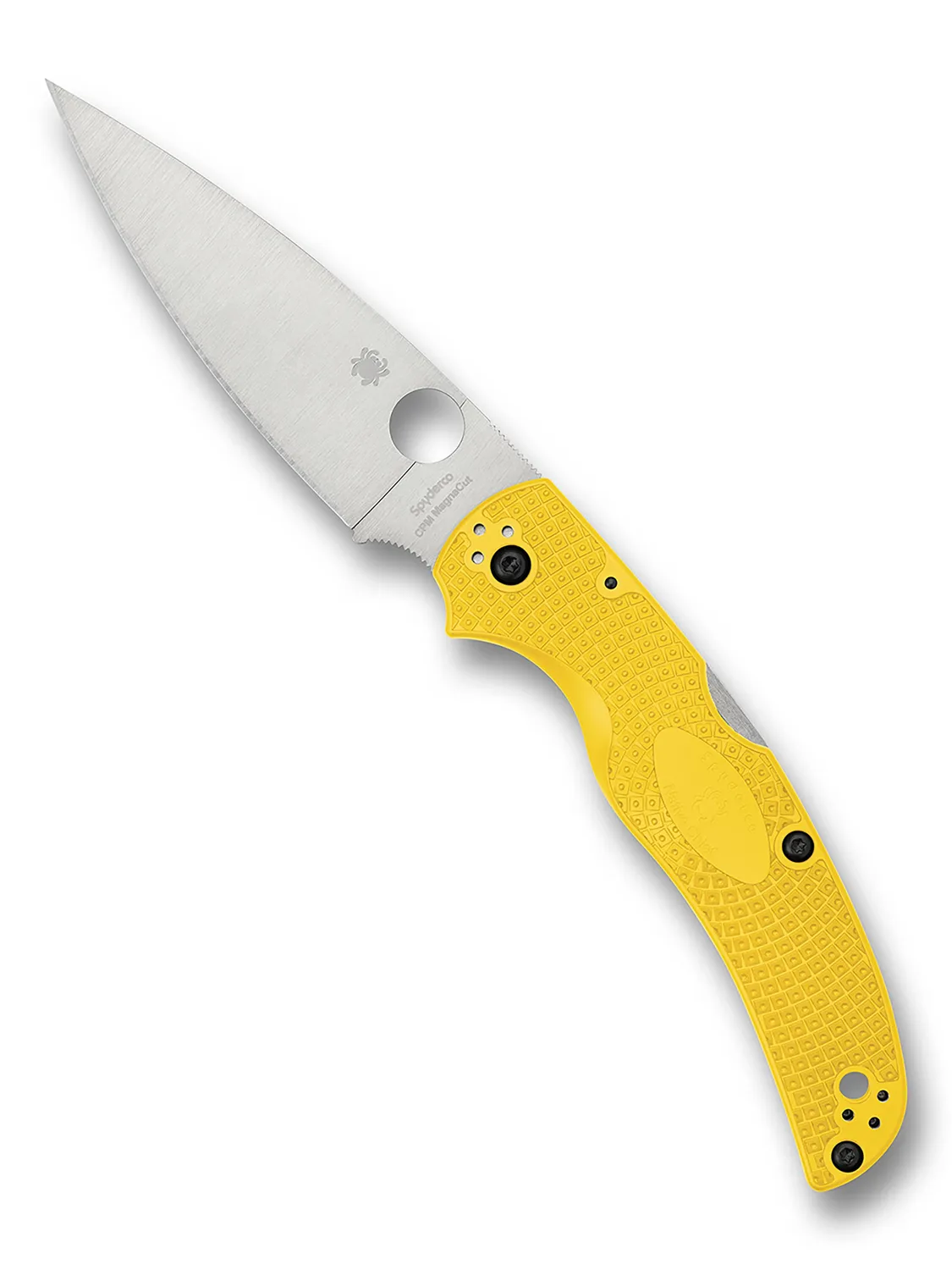 Spyderco Native Chief Lightweight Salt Klappmesser MagnaCut gelb glatt