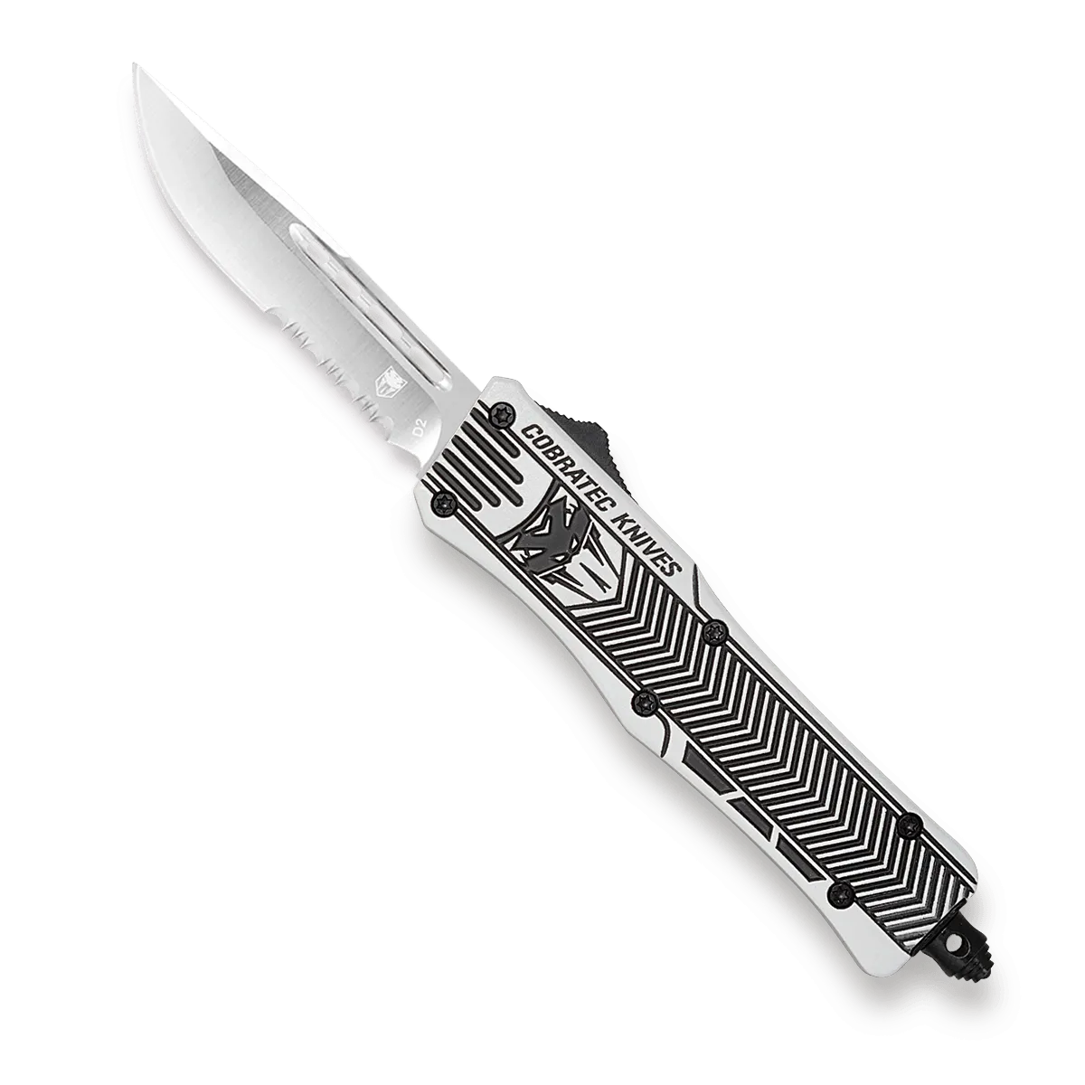CobraTec CTK-1 Medium OTF-Messer D2 Arctic White