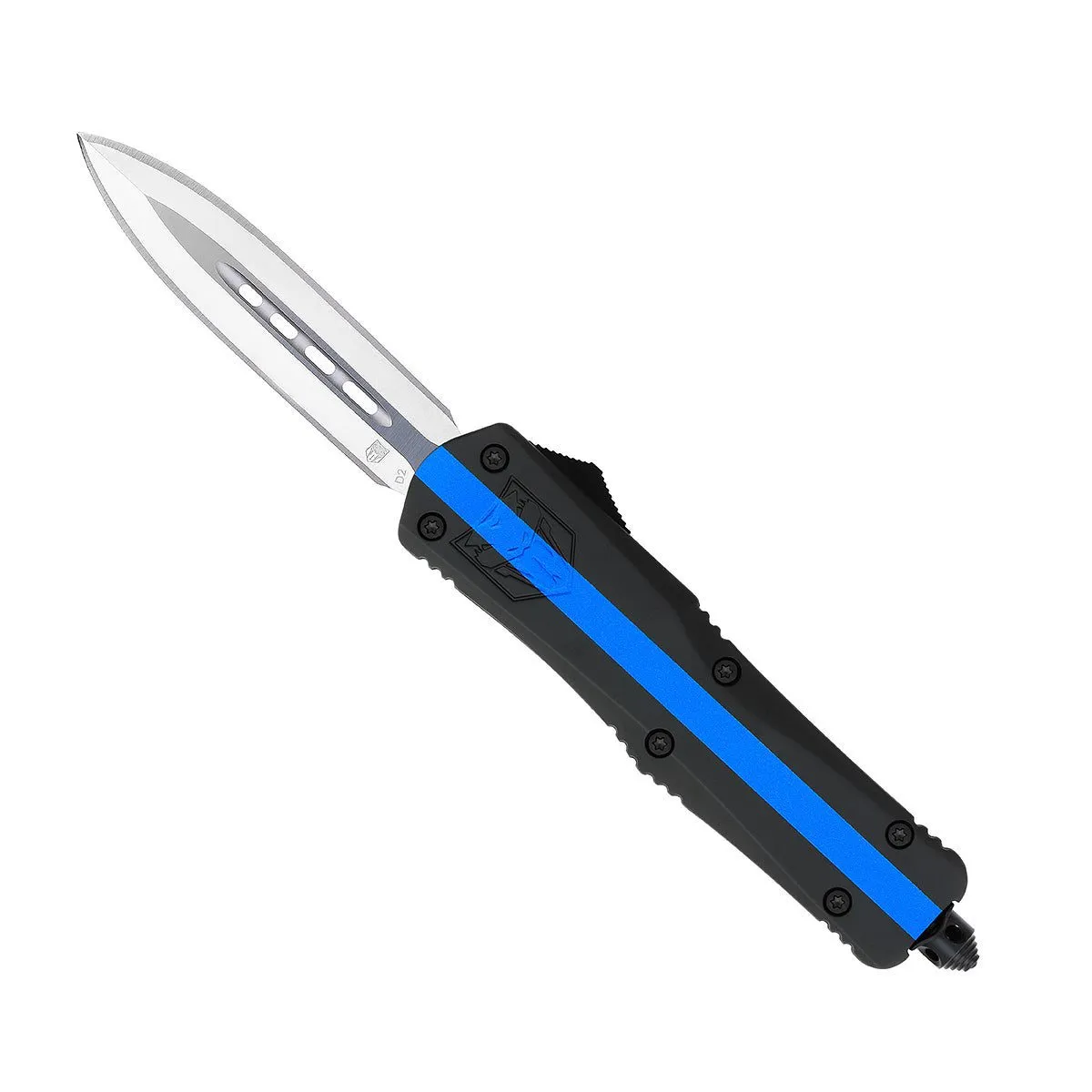 CobraTec Large FS-3 OTF Messer Thin Blue Line D2