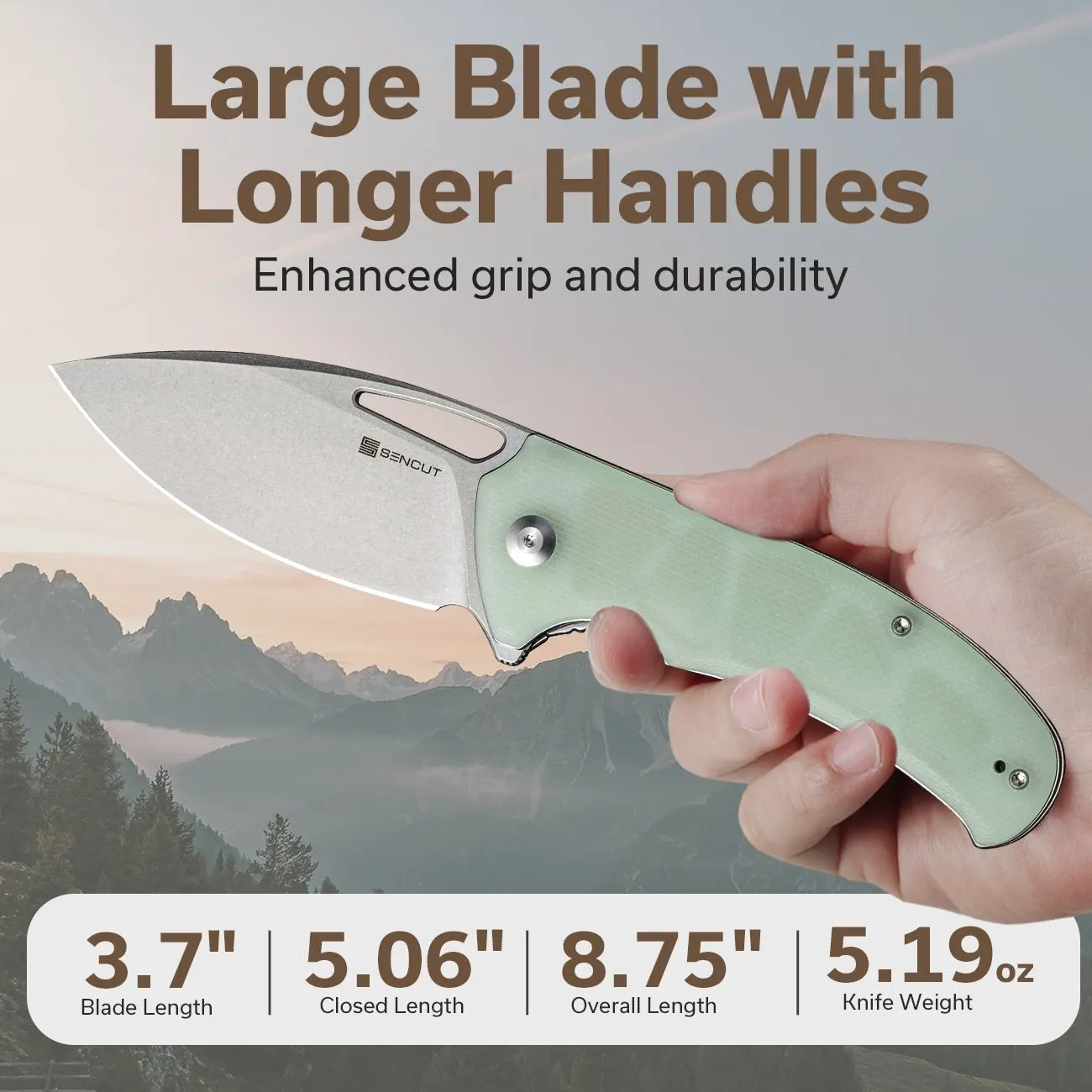 SENCUT Phantara S23014-2 Klappmesser G10 natur