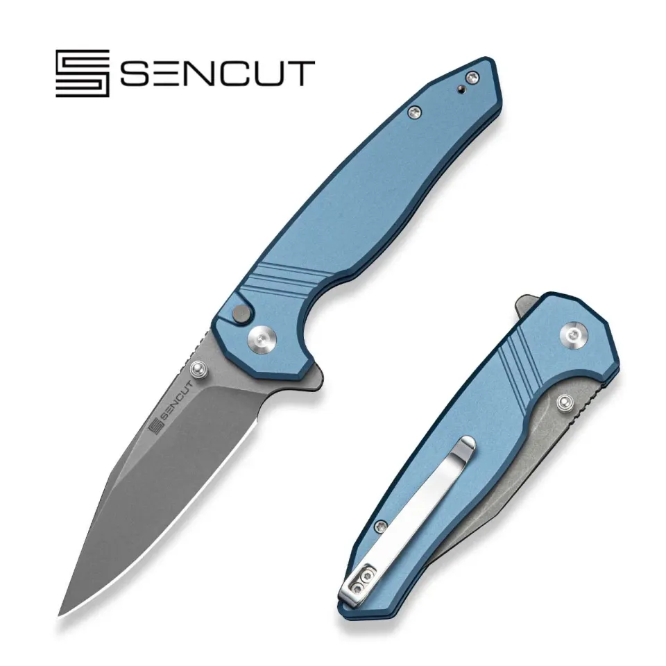 SENCUT Selkyris S25068-3 Klappmesser Blau Alu D2