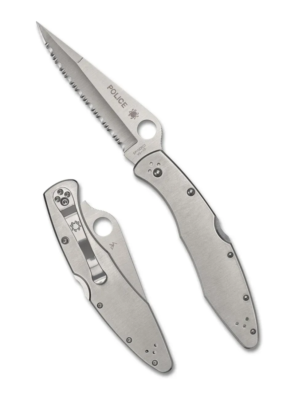 Spyderco Police Model Klappmesser VG-10 PlainEdge