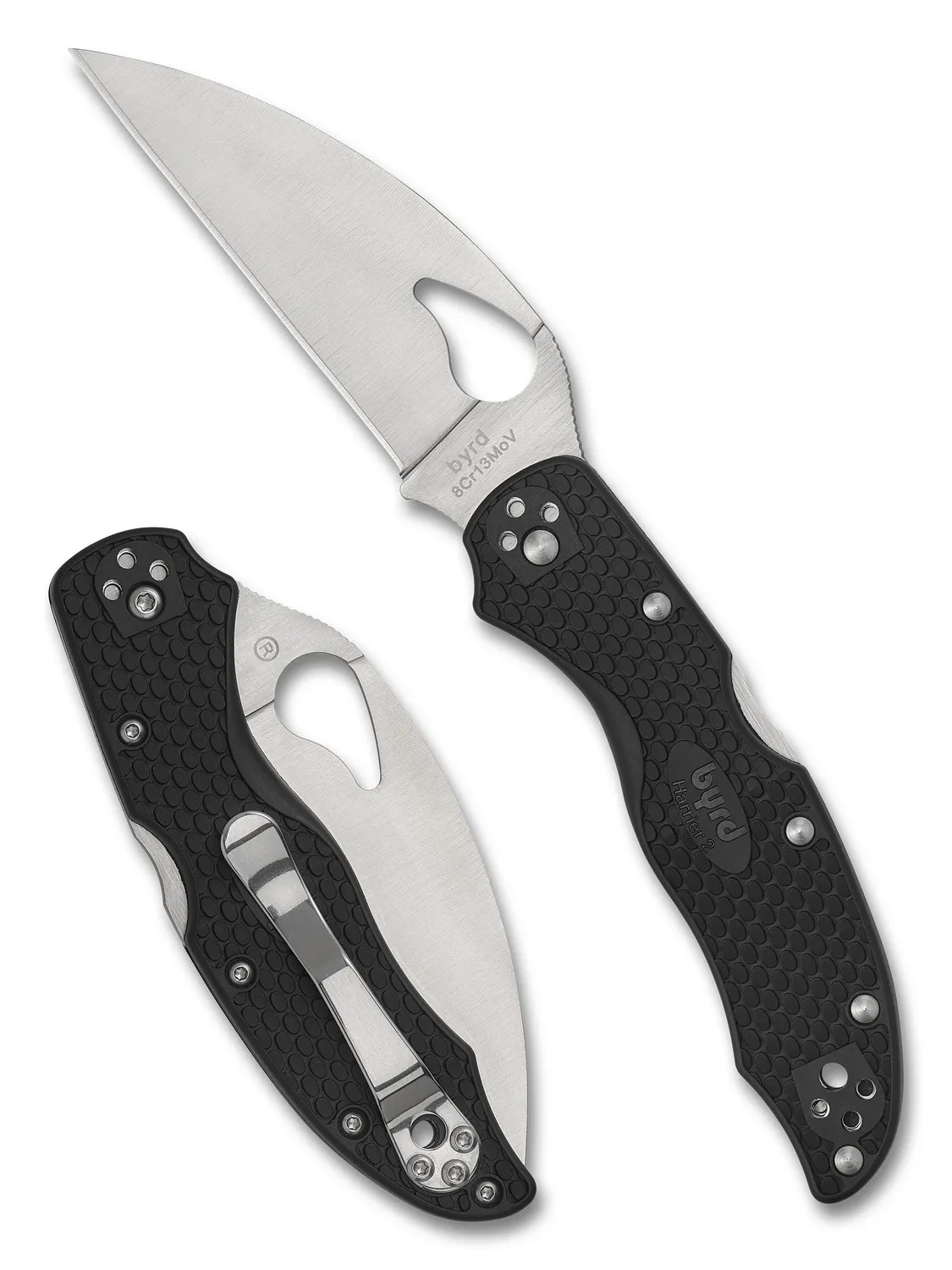 Byrd Harrier 2 Lightweight Wharncliffe Taschenmesser FRN
