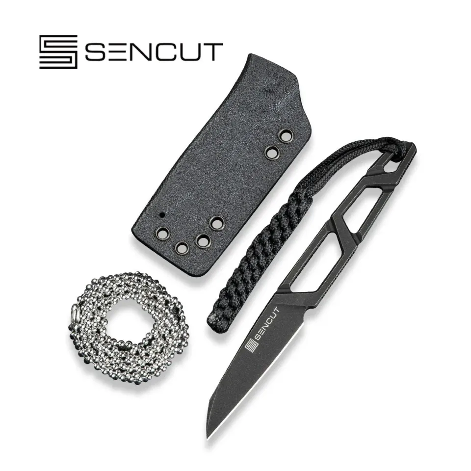 SENCUT TEXO S23095-1 Halsmesser Kydex schwarz