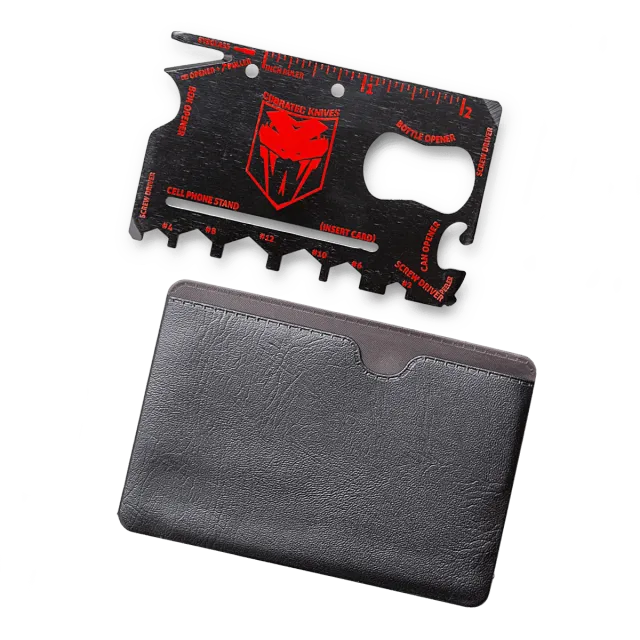 CobraTec Wallet Survival Tool Scheckkarten-Multitool Edelstahl
