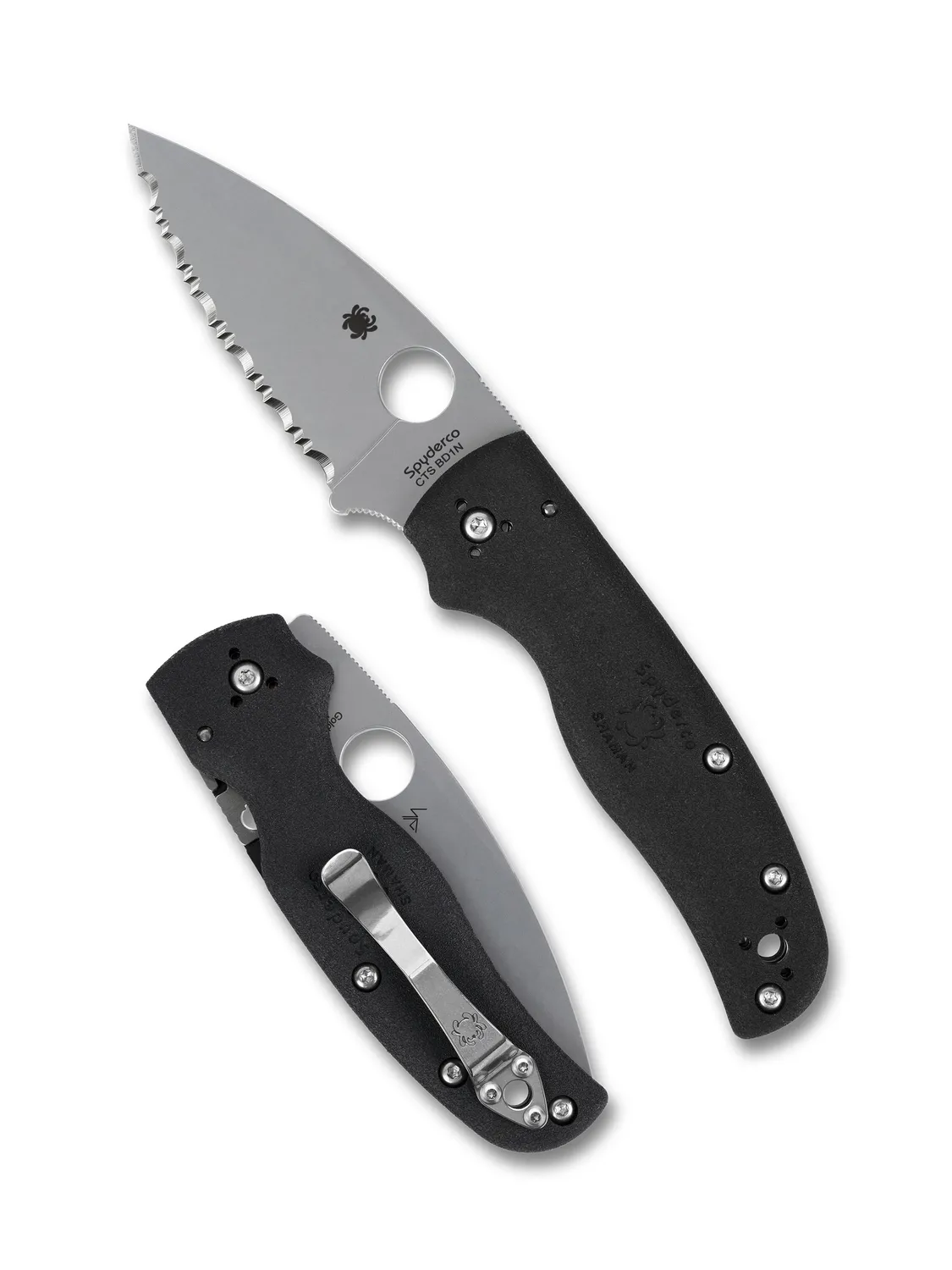 Spyderco Shaman Lightweight Klappmesser PlainEdge FRN