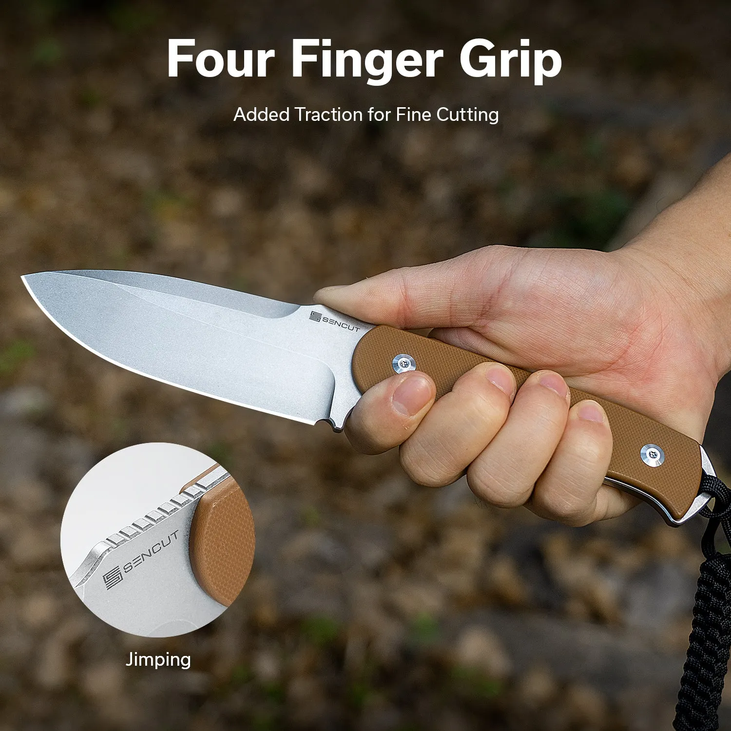 SENCUT Toxodon S24036-3 Fixed Blade Braun Kydex