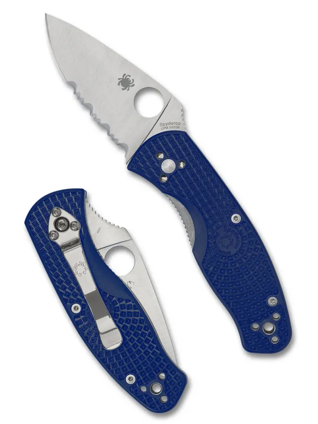 Spyderco Persistence Taschenmesser S35VN Blau Combo