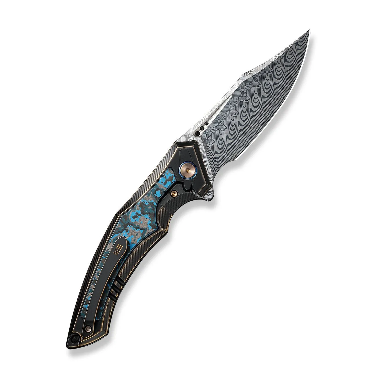 WeKnife Orpheus WE23009-DS1 Taschenmesser Damast Bronze