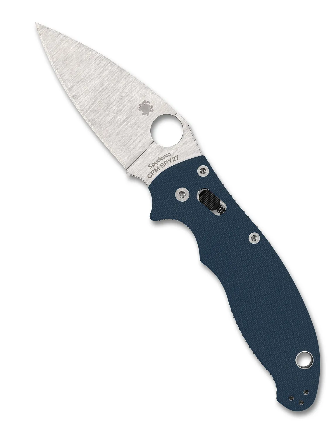 Spyderco Manix 2 CPM SPY27 Taschenmesser Blau G-10